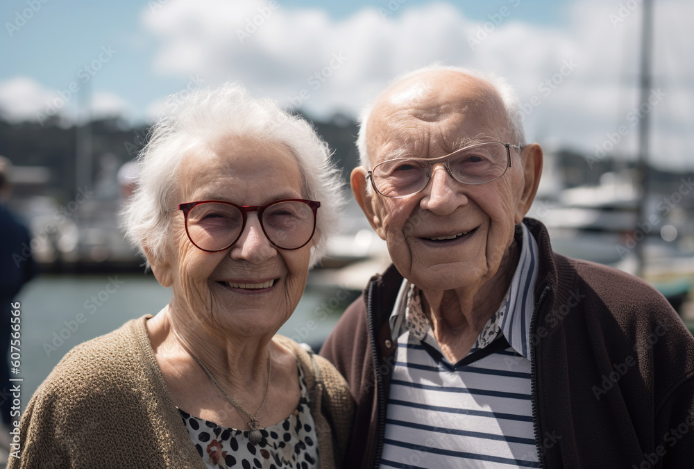 portrait of a smiling couple -Ai portrait of a smiling couple -Ai
