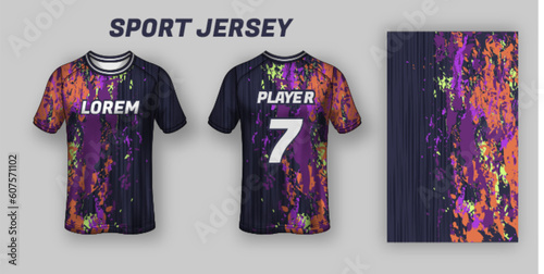 Sport jersey design fabric textile for sublimation