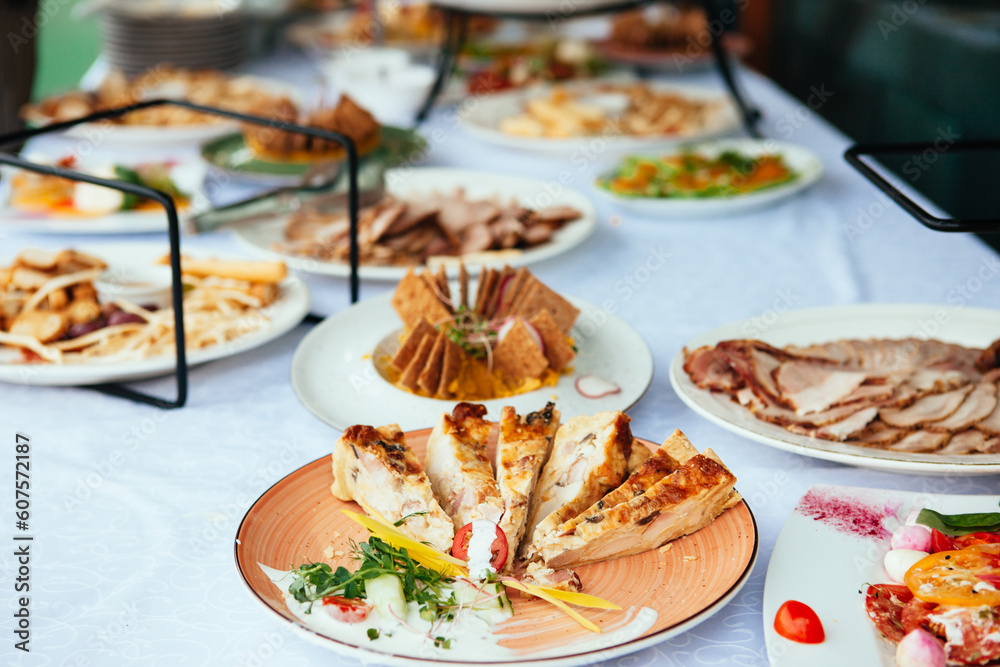 Arabic Cuisine: Middle Eastern traditional lunch. It's also Ramadan Iftar. The meal eaten by Muslims after sunset during Ramadan. Assorted of Arabic oriental dishes. top view with close up. Arabic Cuisine: Middle Eastern traditional lunch. It's also Ramadan Iftar. The meal eaten by Muslims after sunset during Ramadan. Assorted of Arabic oriental dishes. top view with close up.
