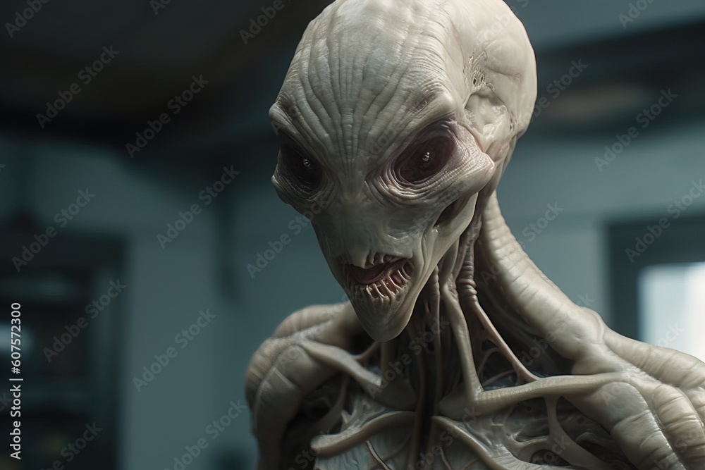 The character of the evil alien. The character of the evil alien.