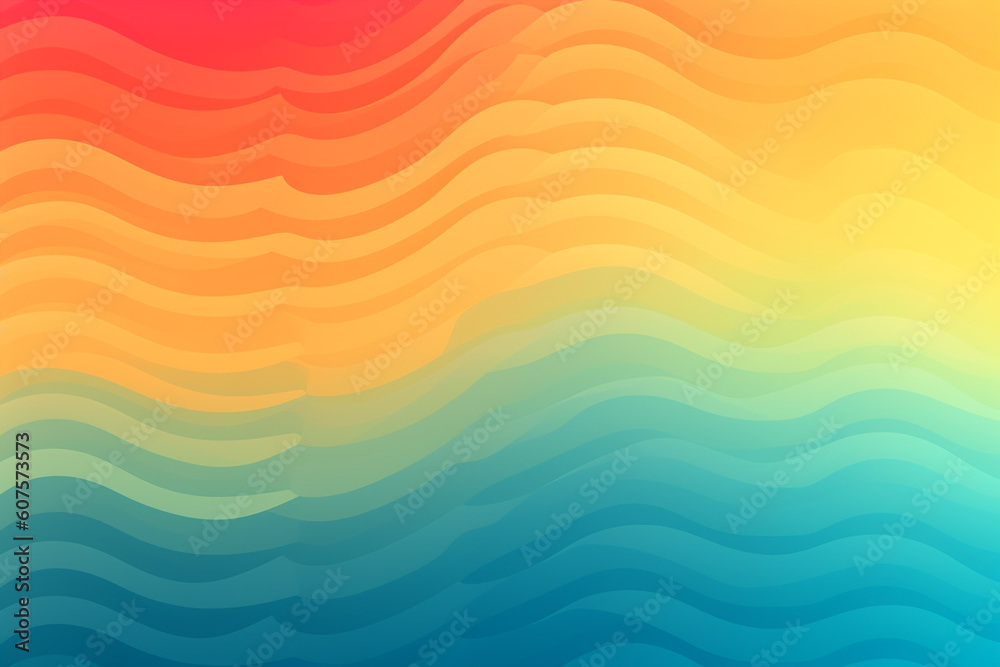 abstract colorful background with waves generative ai technology