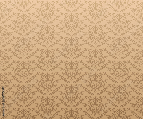 Abstract seamless vector damsk background for design use