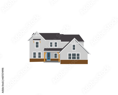 cartoon house vector, family house residential apartment buildings,  Home vector, Real estate home property,  home vector art, flat design, rent country house, vector illustration. 