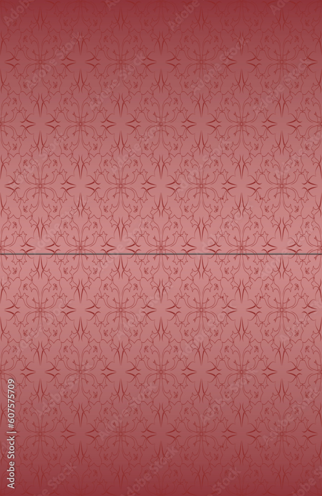 Fototapeta premium Ornate wallpaper that will tile seamlessly.