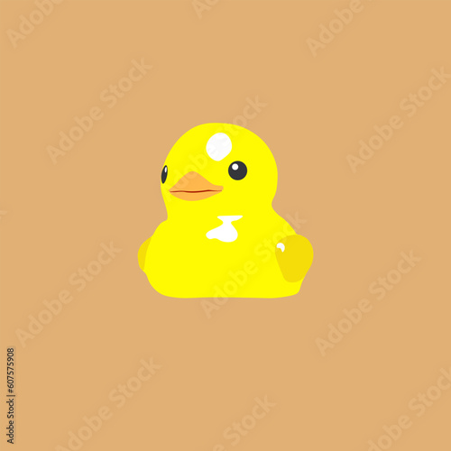 Water duck toy vector clipart