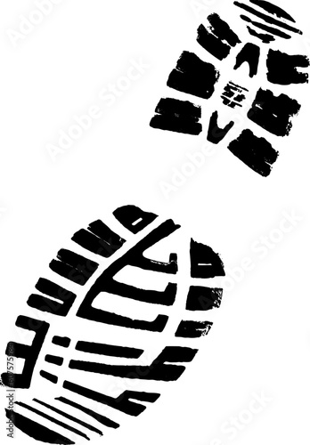 Detailed BootPrint i9n vector format