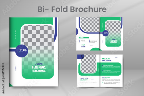 Healthcare Center Advertisement Brochure Design