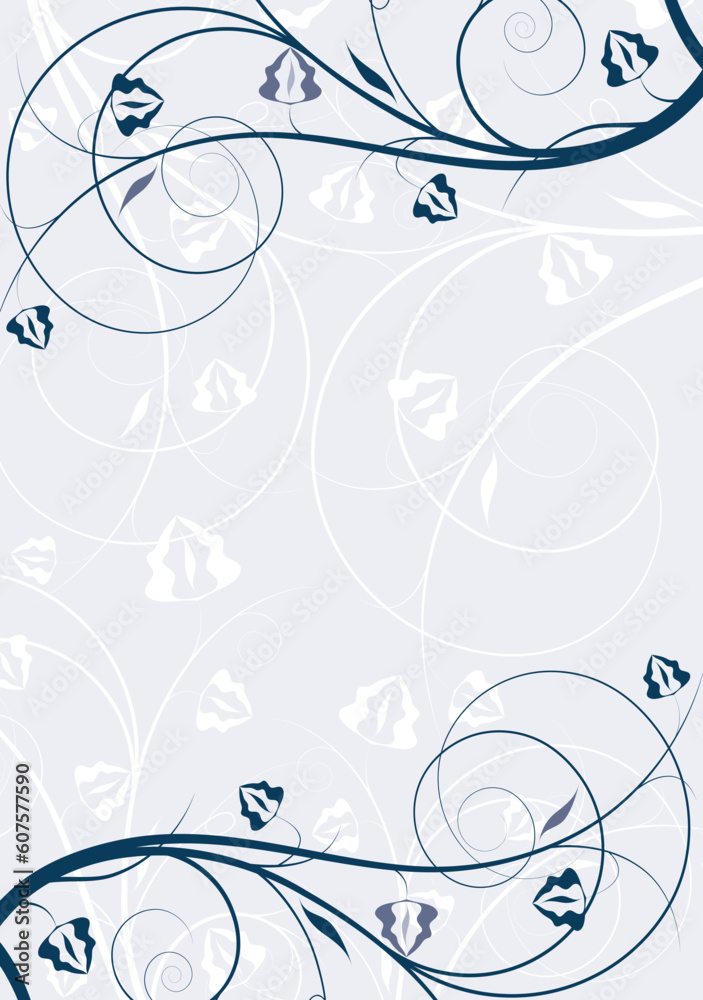 Abstract floral background, element for design. Abstract floral background, element for design.