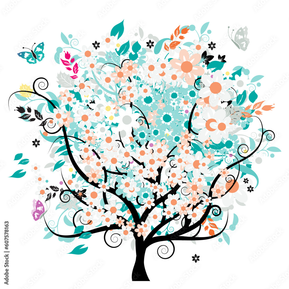 Bautiful floral tree
