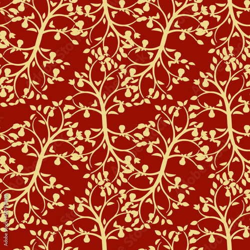 Foliage seamless background