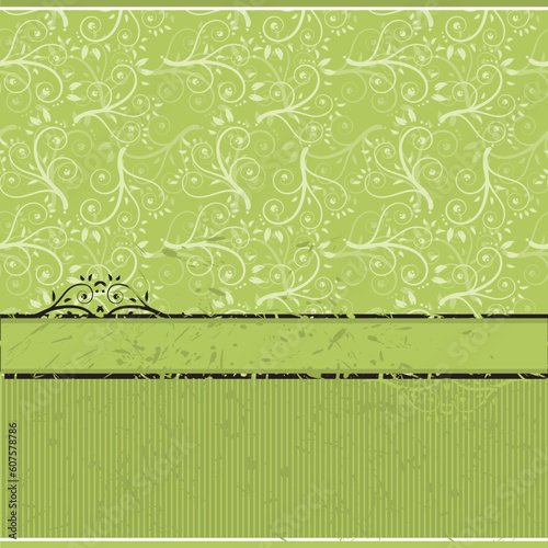 Vintage wallpaper, old style