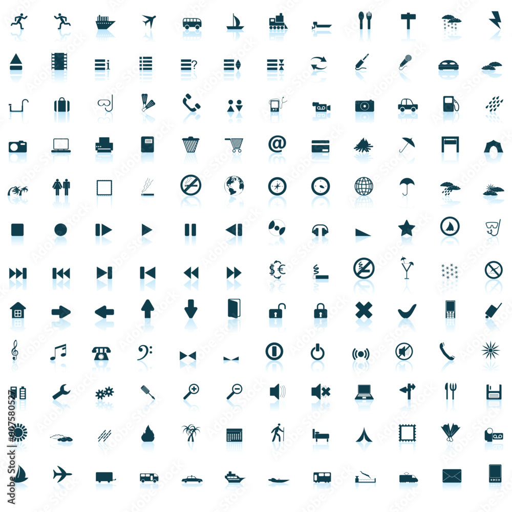 Biggest collection of different icons for using in web design Biggest collection of different icons for using in web design