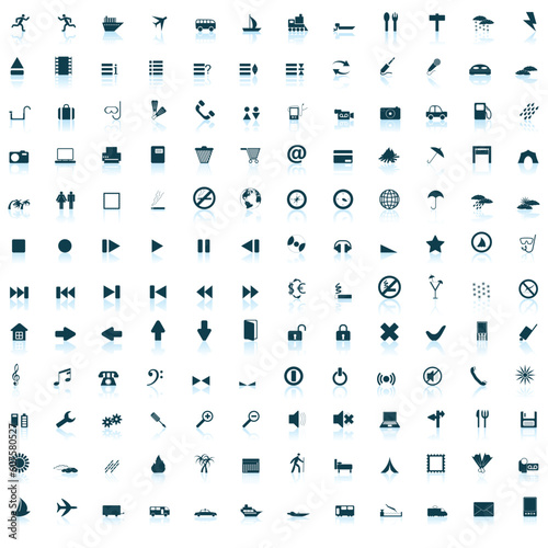Biggest collection of different icons for using in web design