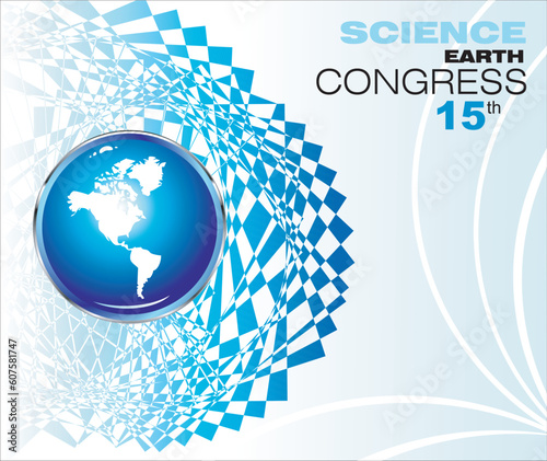 Earth Science Congress brochure or depliant