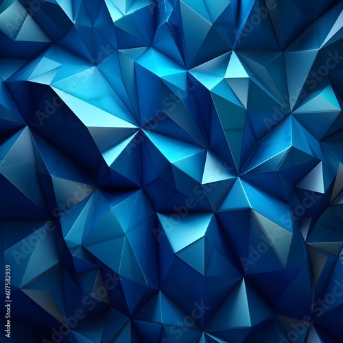 abstract blue background with triangles