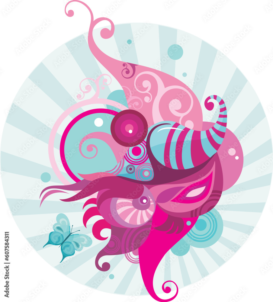 Obraz premium vector abstract illustration