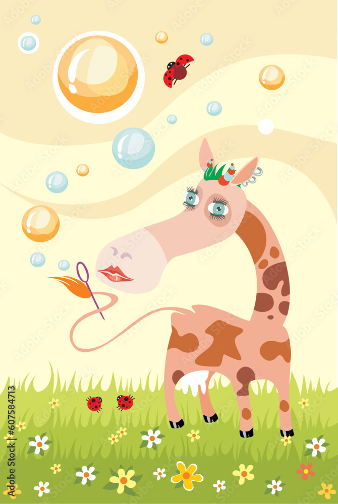 vector illustration of a funny cow vector illustration of a funny cow