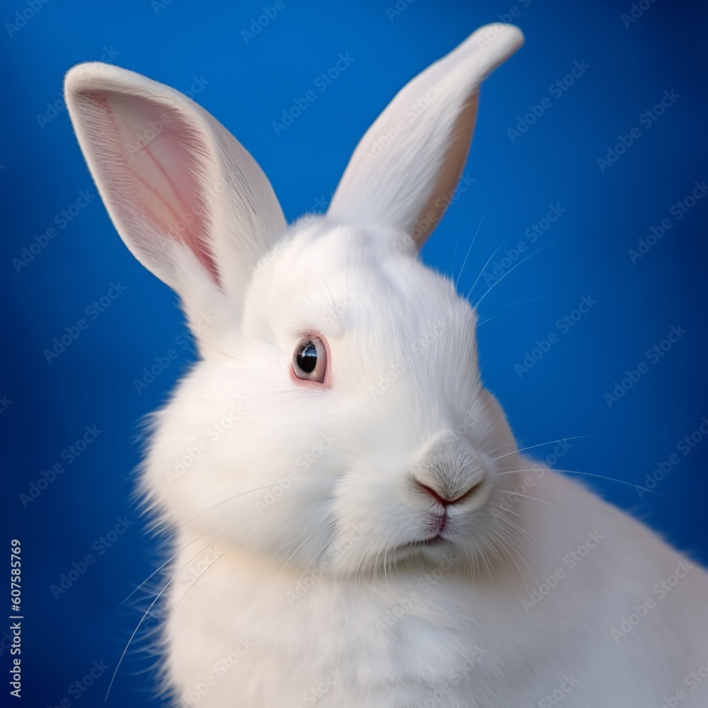 Pure Elegance: Florida White Bunny's Photorealistic Beauty Pure Elegance: Florida White Bunny's Photorealistic Beauty