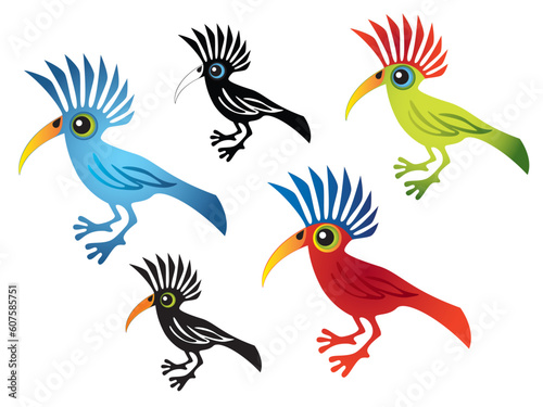 color parrot vector © Designpics