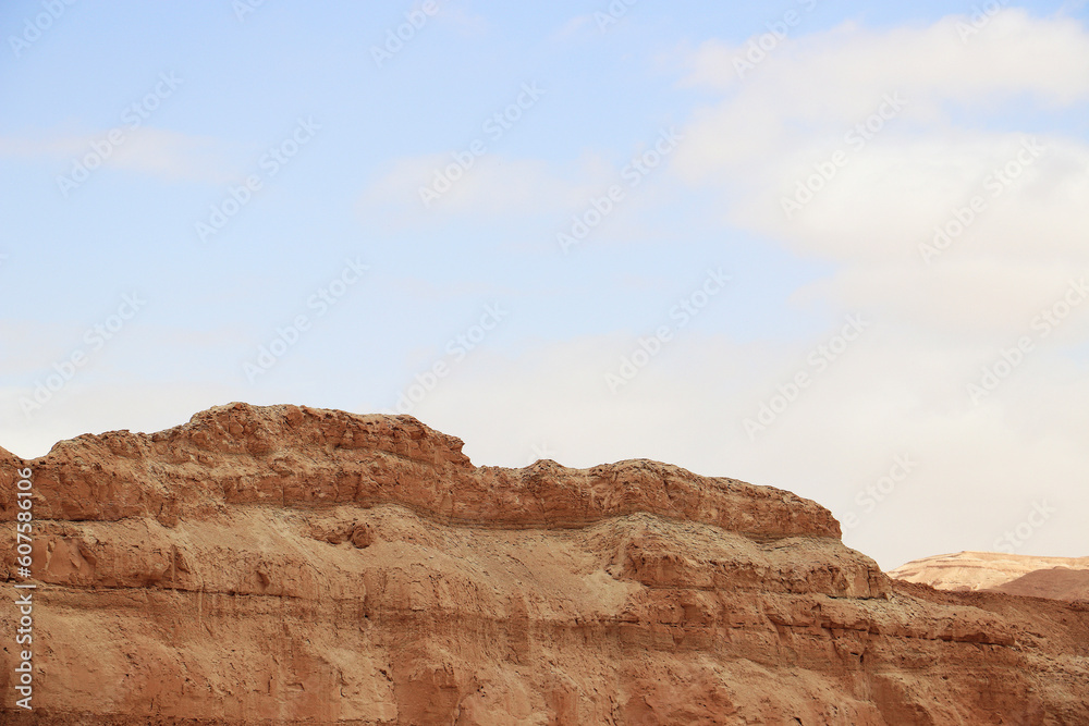 desert sand wasteland badlands barrens landscape view desert sand wasteland badlands barrens landscape view