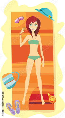 girl at the beach