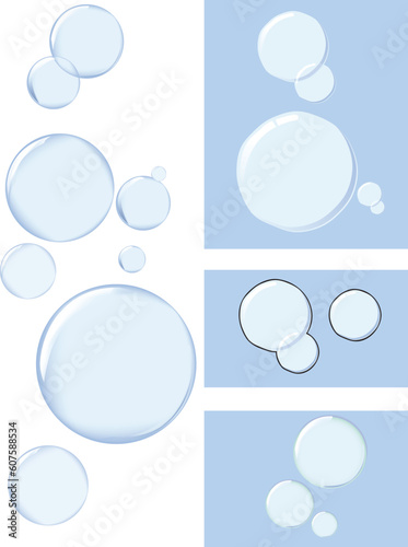 Bubbles in four different ways