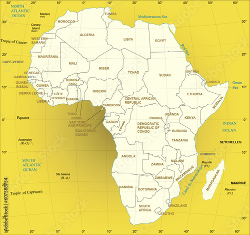 Africa Map.