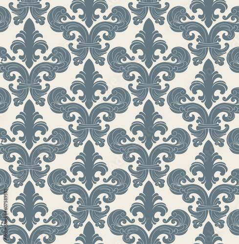 Seamless background from a floral ornament, Fashionable modern wallpaper or textile