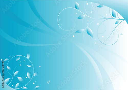 Abstract floral background  element for design.