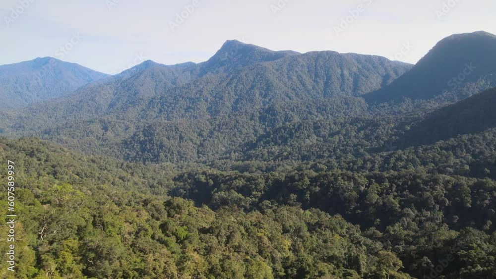 The aerial view of Cameron Highlands in Malaysia The aerial view of Cameron Highlands in Malaysia
