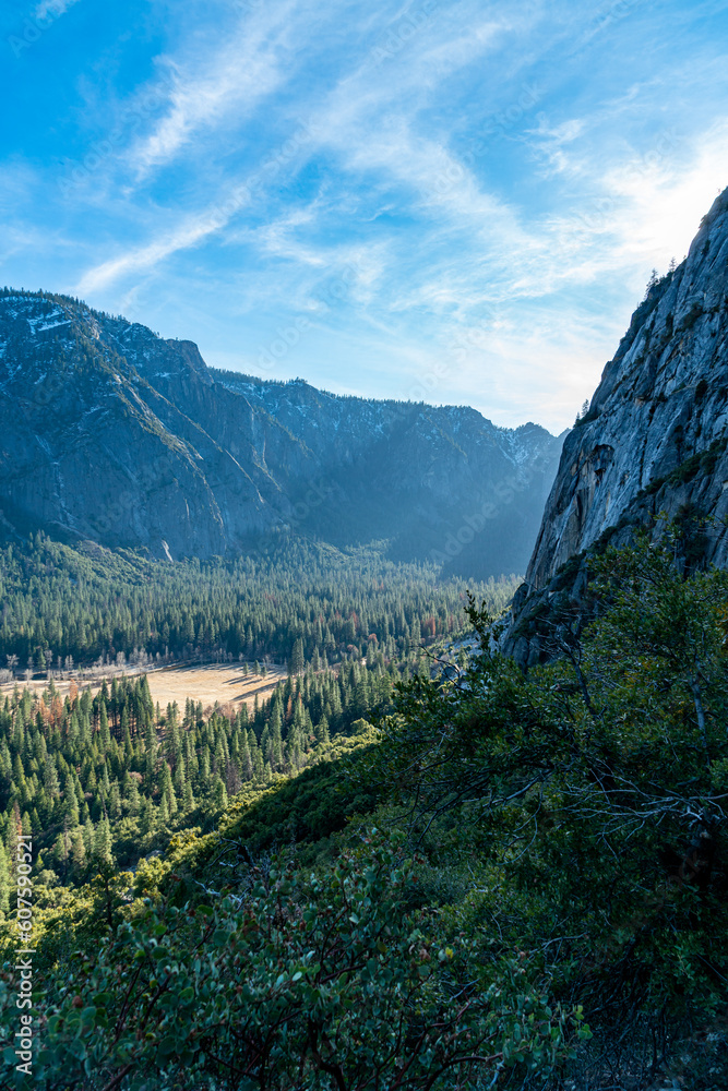 Beautiful view from the Upper Yosemite Falls Trail
