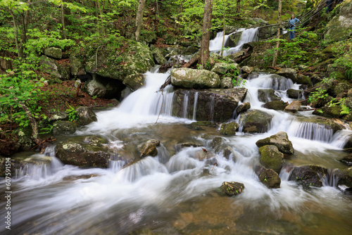 Multiple Waterfalls  at Crabtree Falls  Virginia