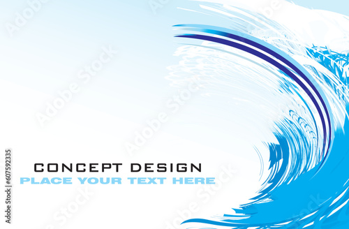 An asbstract Business card template