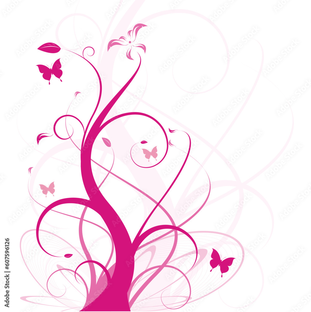 floral vector design for backgrounds, easy to edit floral vector design for backgrounds, easy to edit