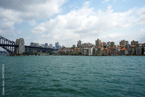 View of Kirribilli from the ferry, a harbourside suburb on the Lower North Shore of Sydney Harbour. © OlgaMaria