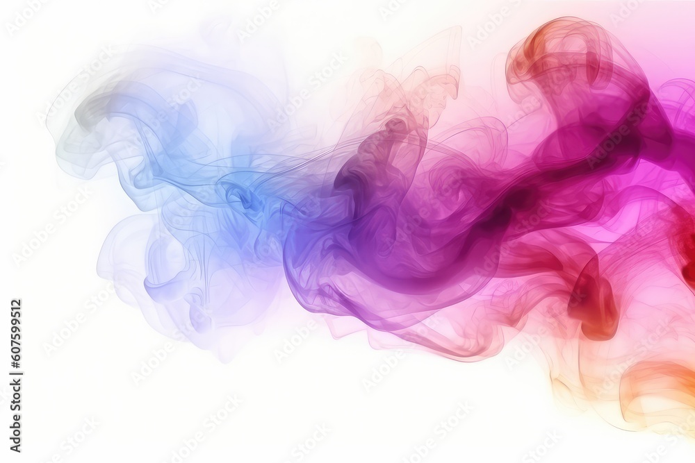 abstract colorful smoke