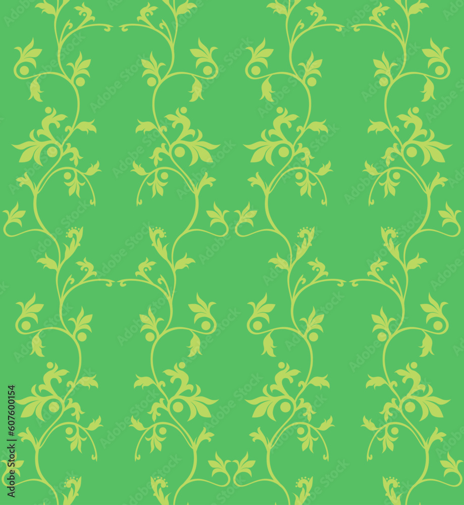 Vector seamless floral background.