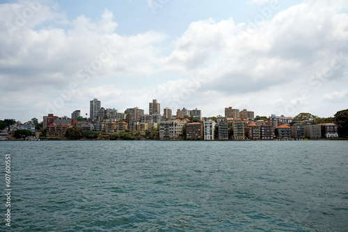 Photography View of Kirribilli from the ferry, a harbourside suburb on the Lower North Shore of Sydney Harbour