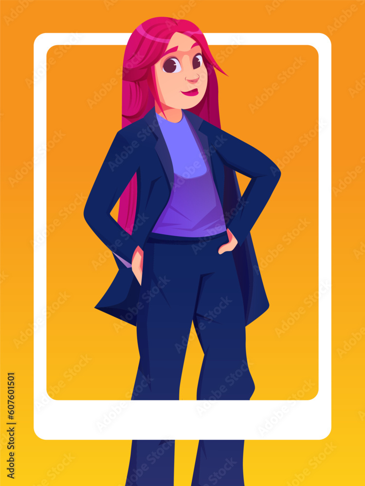 Yong modern woman character set. Work, education and shopping concept. Beautiful female character Yong modern woman character set. Work, education and shopping concept. Beautiful female character