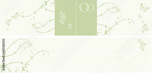 Pattern of wedding card
