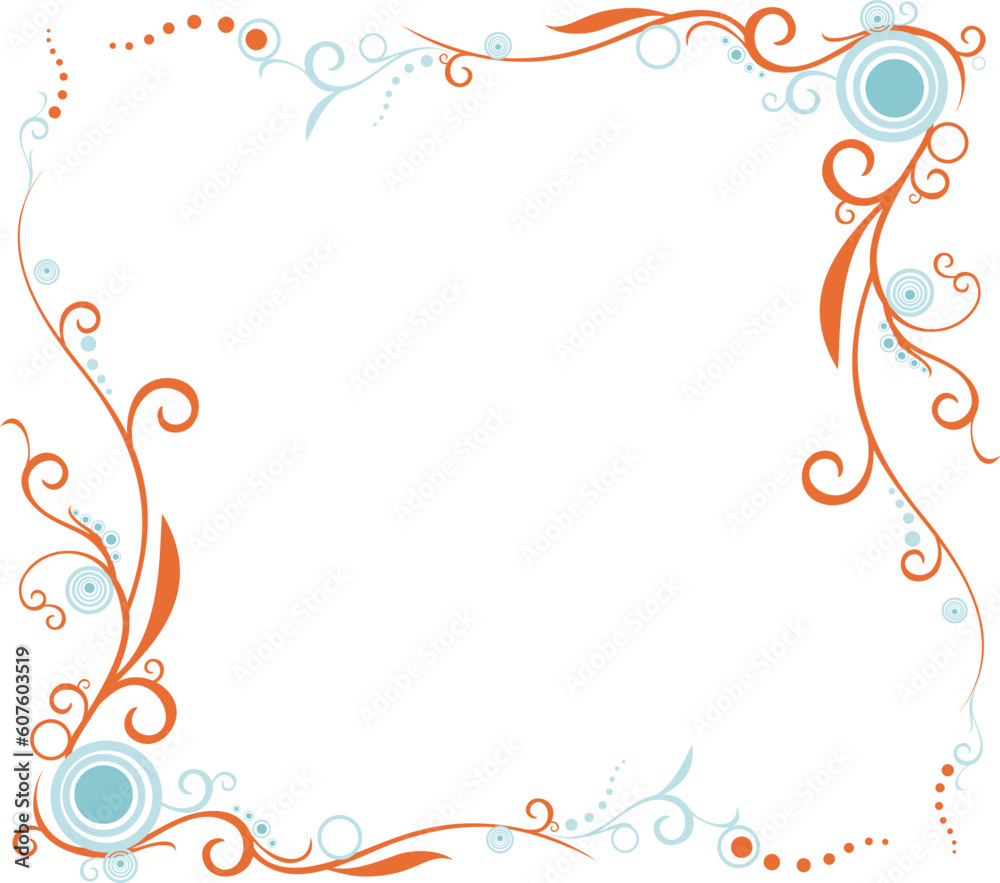 vector illustration of a decorative frame vector illustration of a decorative frame