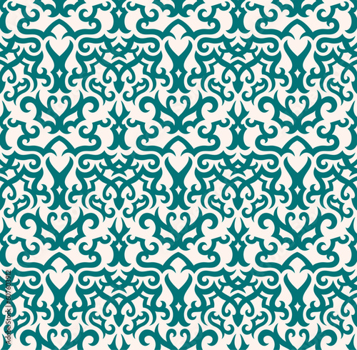 Seamless background from a floral ornament, Fashionable modern wallpaper or textile