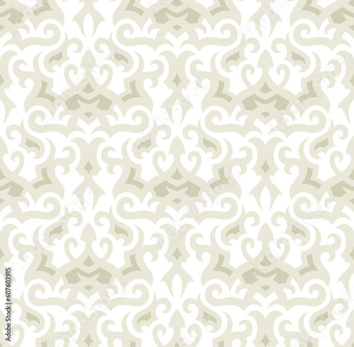 Seamless background from a floral ornament, Fashionable modern wallpaper or textile
