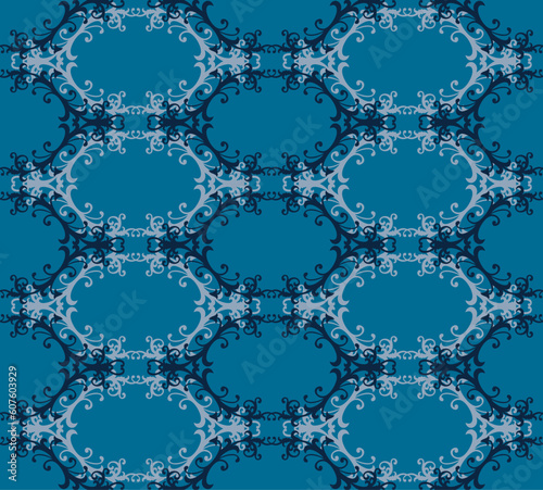 Seamless background from a floral ornament, Fashionable modern wallpaper or textile