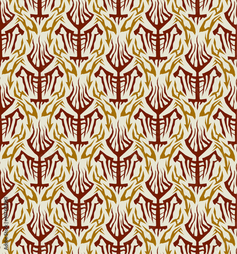 Seamless background from a floral ornament, Fashionable modern wallpaper or textile