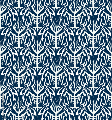 Seamless background from a floral ornament, Fashionable modern wallpaper or textile