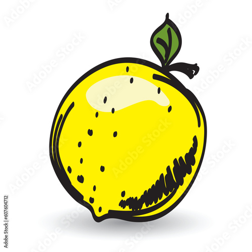 Grapefruit editable vector