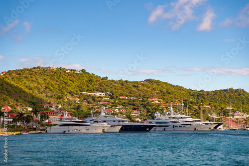 image of summer vacation on yacht. summer vacation on yacht. summer vacation on yacht in sea photo