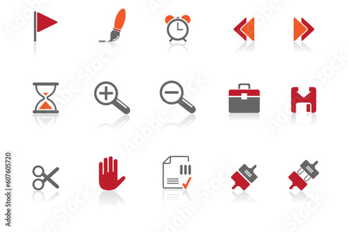 Vector icons | illustrator 8+ and other compatible applications Easy to edit, manipulate, resize or colorize