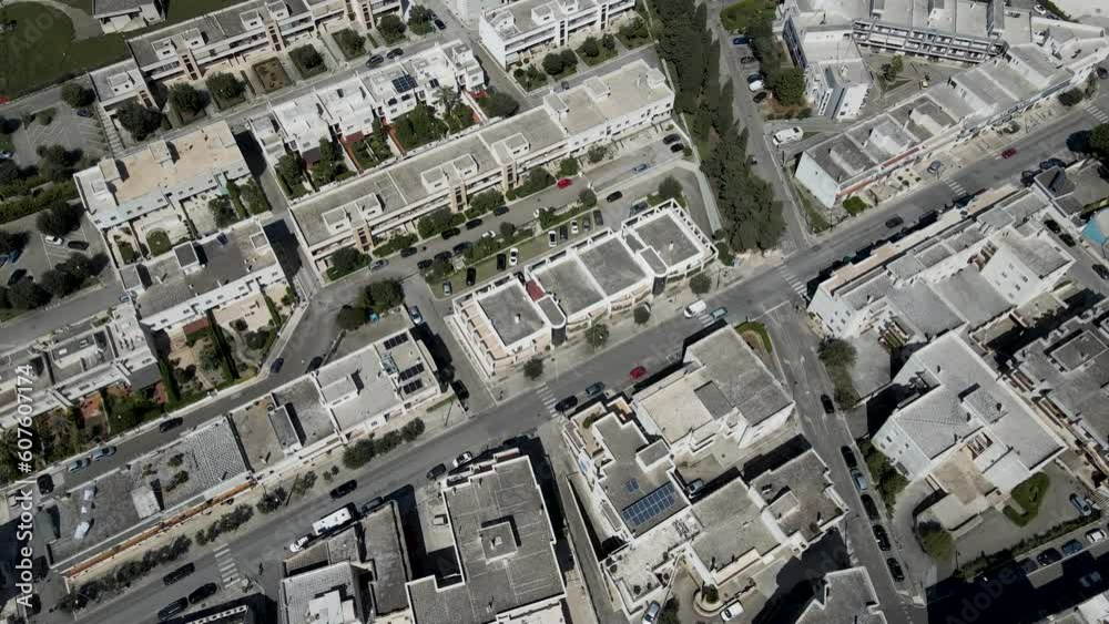 Aerial view of Locorotondo cemetery near Bari, Puglia, Italy. Aerial view of Locorotondo cemetery near Bari, Puglia, Italy.